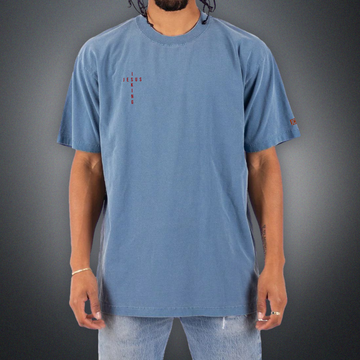 JESUS IS KING Garment Dye Tee
