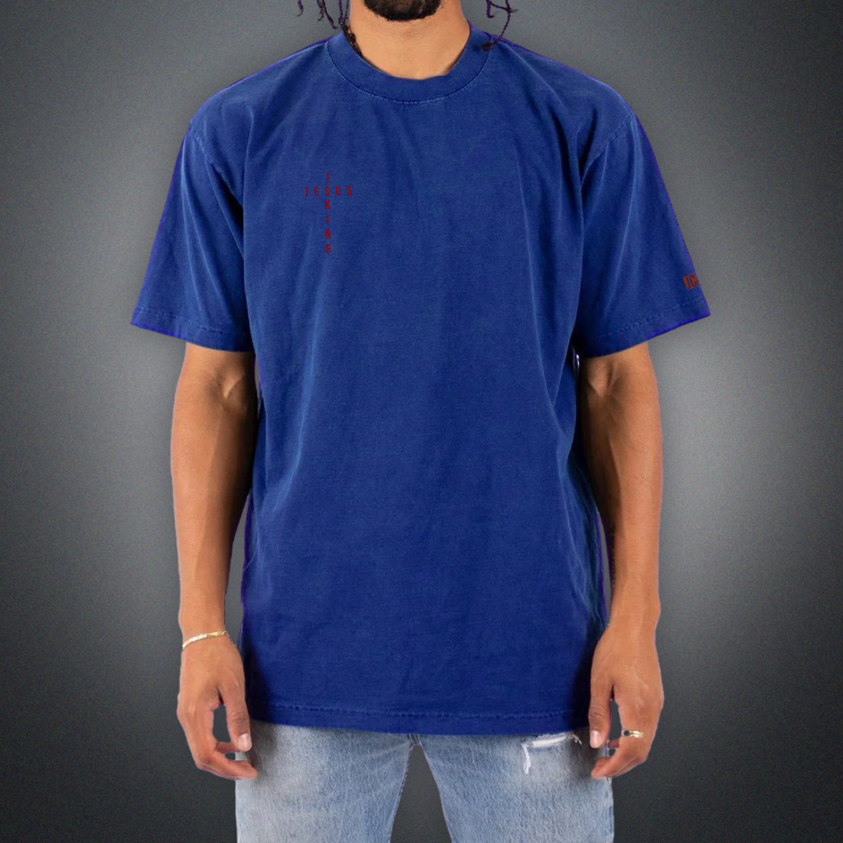JESUS IS KING Garment Dye Tee