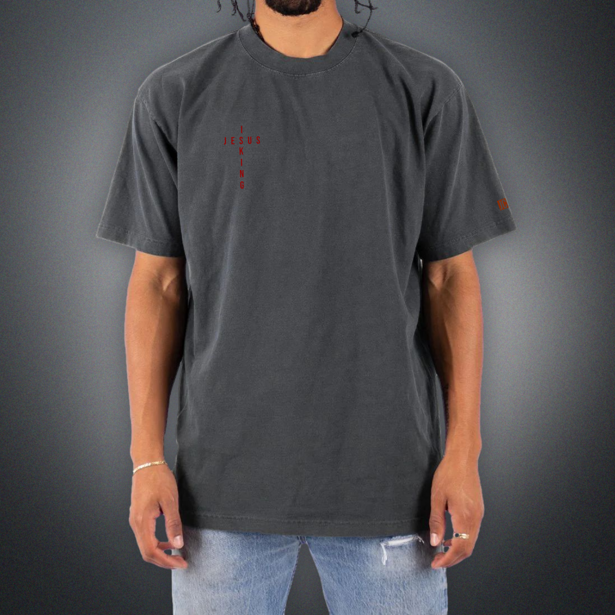 JESUS IS KING Garment Dye Tee