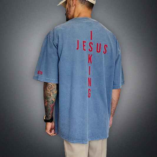 JESUS IS KING Garment Dye Tee