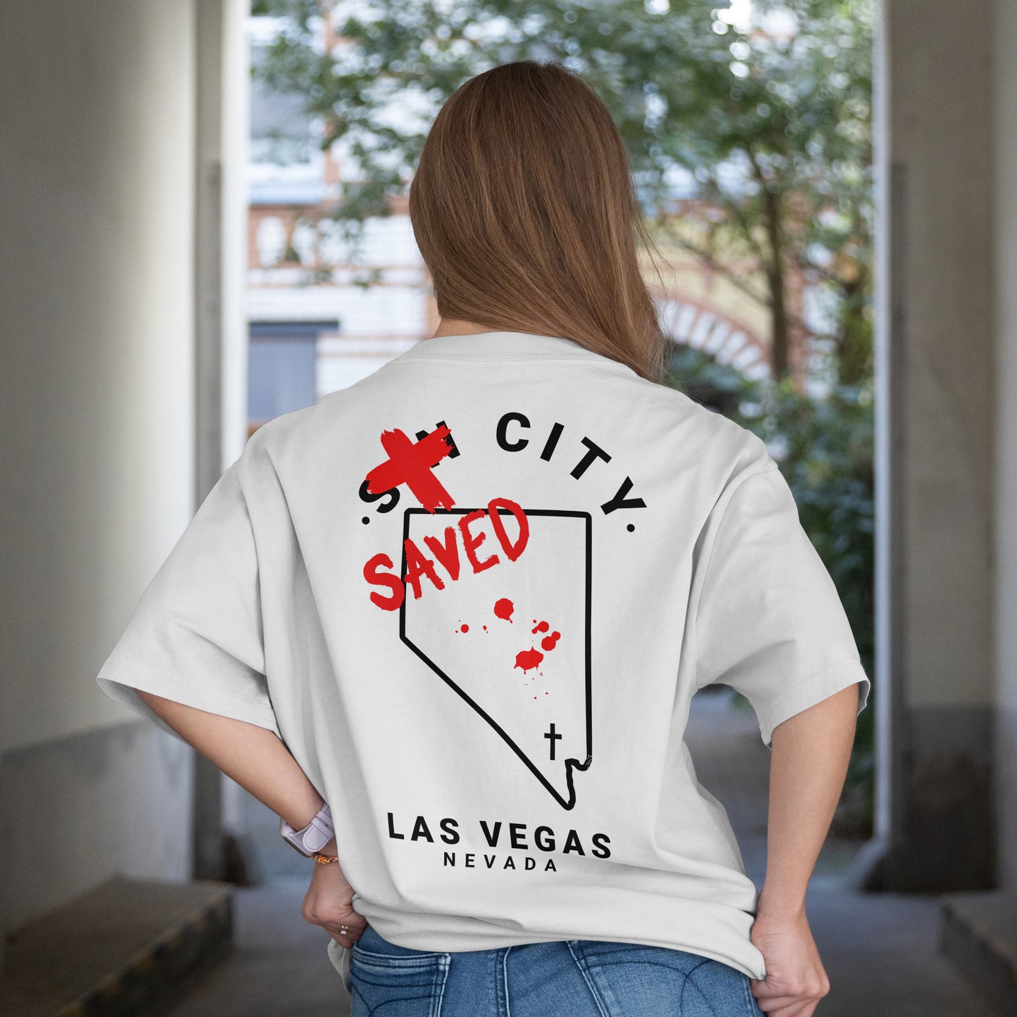 SAVED CITY Garment Dye Tee