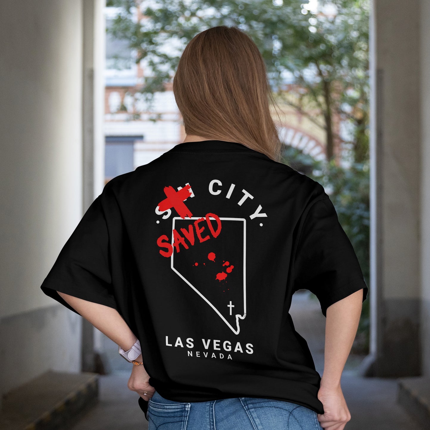 SAVED CITY Garment Dye Tee