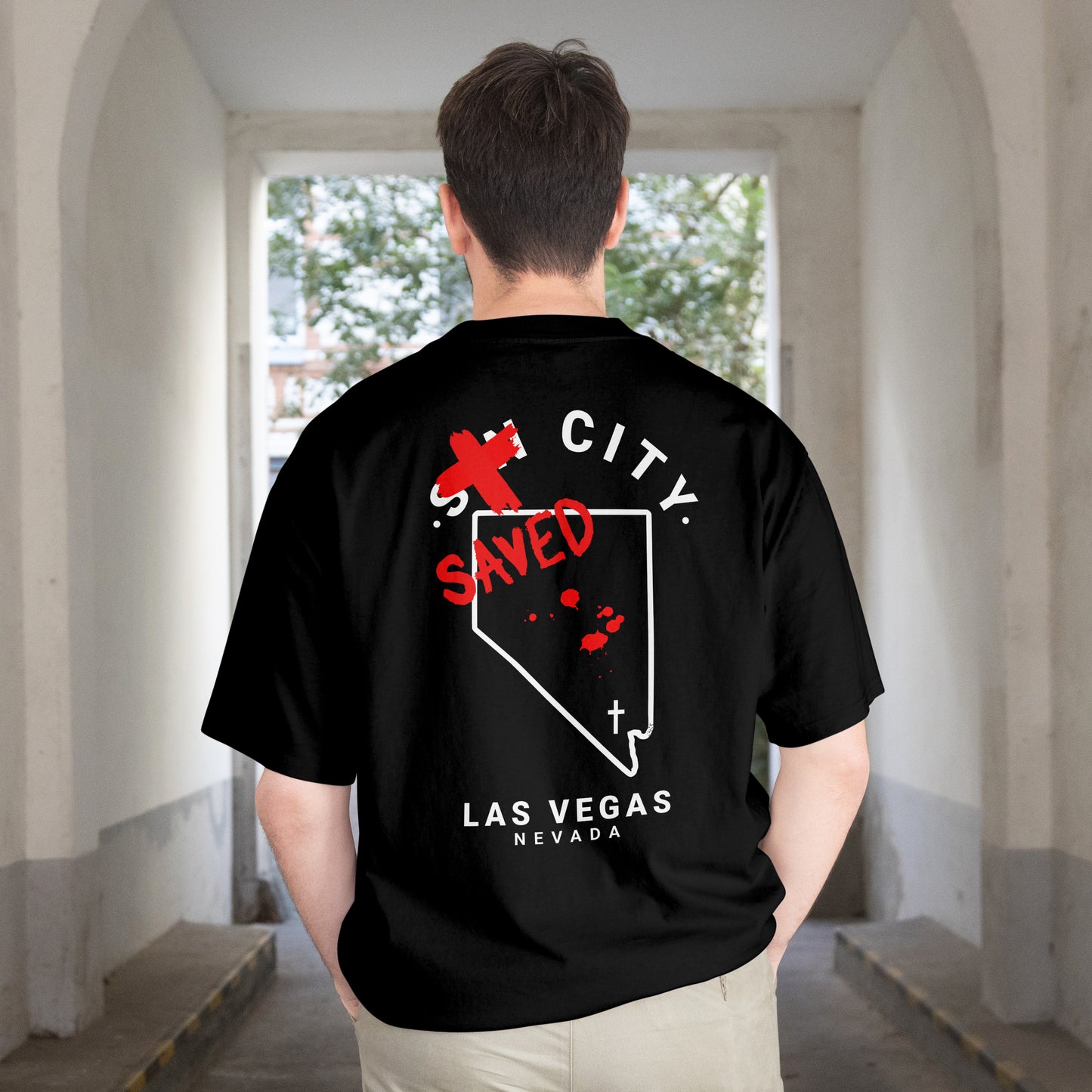 SAVED CITY Garment Dye Tee